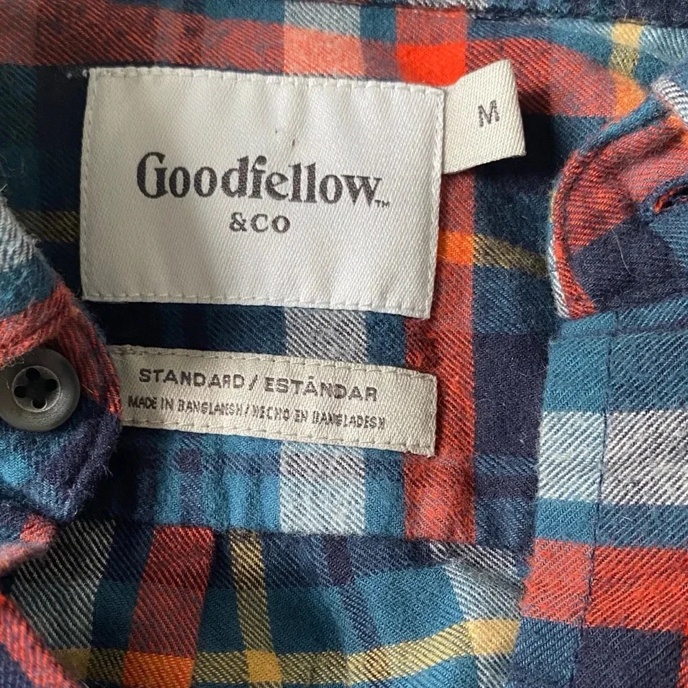 Goodfellow & Co Flannel Button Up - Picture 2 of 3